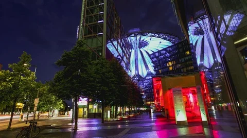 Time lapse in Germany, Berlin motion video Stock Footage 71691913