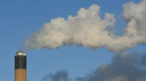 Time lapse giant chimney drax power station united kingdom Stock Footage 59317701