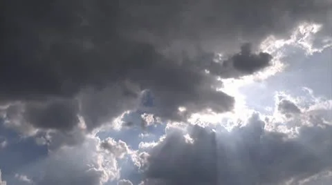 Time Lapse Gleaming Clouds Stock Footage 11403251