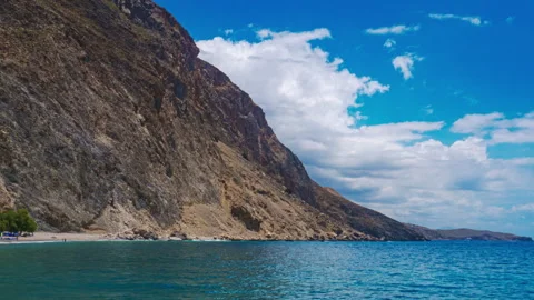 Time lapse glika nera - sweet water beach Hora Sfakion crete greece 動画素材 300497381