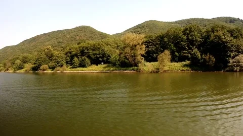 Time lapse going down the Moselle River Stock Footage 112037241