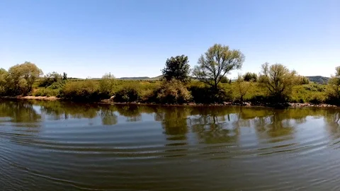 Time lapse going down a river in Germany Stock Footage 112037248