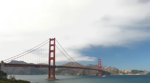 Time lapse Golden Gate Bridge Stock Footage 1065229