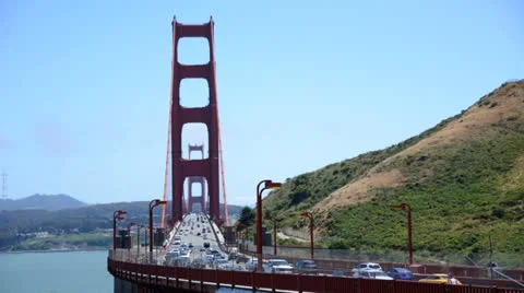 Time Lapse Golden Gate Bridge San Francisco Stock Footage 24844645