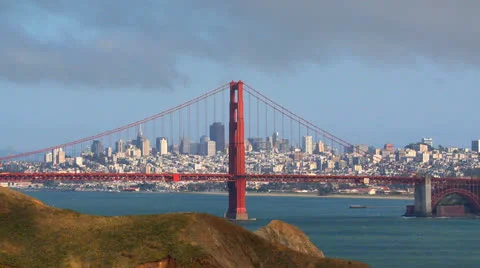 Time Lapse Golden Gate Bridge San Francisco Stock Footage 24845396