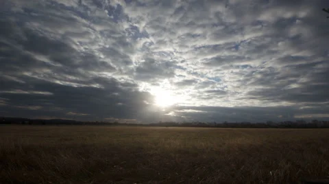 Time Lapse -  Golden Rays Stock Footage 39551685