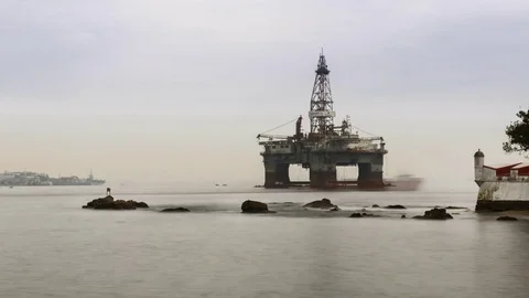 Time-lapse Good trip beach Niteroi Stock Footage 82273098