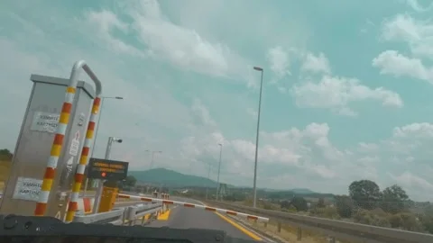 Time lapse gopro hero 4 car ride through zlatibor, serbia Stock Footage 135854420