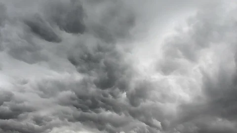 Time lapse of gray clouds Stock Footage 107187647