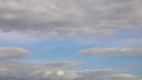 Time lapse gray clouds Stock Footage 142137014