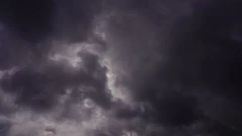 Time lapse gray dramatic clouds Video stock 150788090