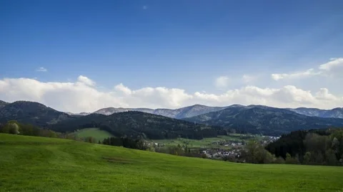 Time Lapse Green Nature Landscape Schwarzwald Deutschland 4K Stock Footage 176834686