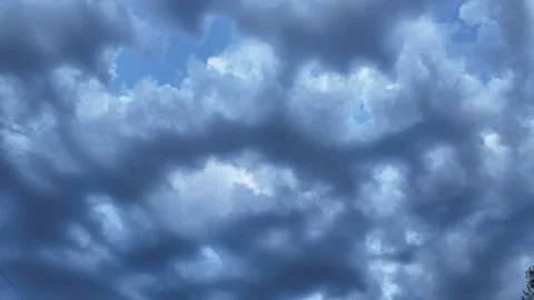 A time lapse of grey clouds. Stock Footage 317679238