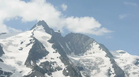 Time lapse of Grossglockner peak clouds Stockbeeldmateriaal 34279538