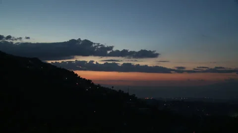 Time-lapse of Haiti Sunset Stock Footage 23859216