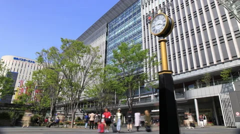 Time-lapse of Hakata station Stock Footage 62863564