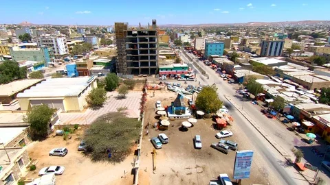 Time-lapse of Hargeisa, Somaliland Stock Footage 122388166