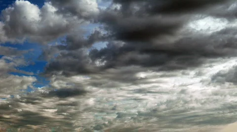  Time Lapse HD Dramatic Clouds Stock Footage 276692