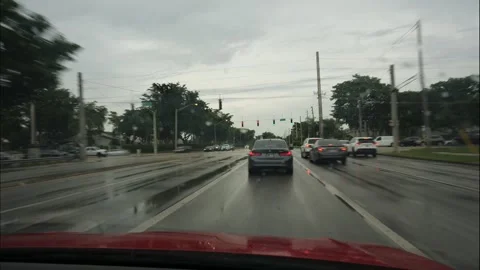 Time Lapse Heading North to Boca Raton Stock Footage 293405474