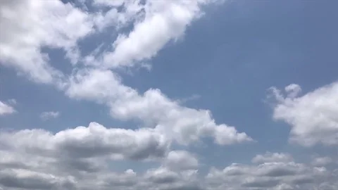 Time Lapse Heavy Grey Storm Clouds Moving Fast On The Sky Stock Footage 75611316