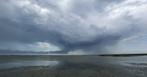  time lapse of heavy storm Stock Footage 134841827