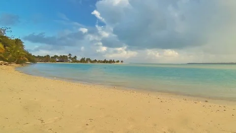 Time Lapse Of Hermit Crab Crawling On Beach At Aitutaki Lagoon Cook Islands P Stock Footage 110806370