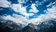 Time Lapse High Mountain Landscape. Spiti Valley, Himachal Pradesh, India Stock Footage