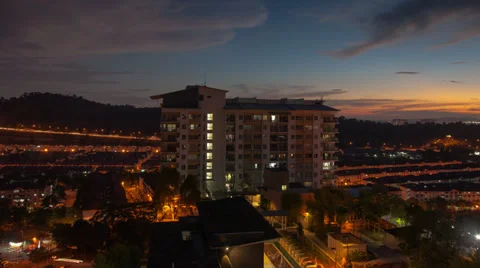Time Lapse from High Rise Building Stock Footage 33540411