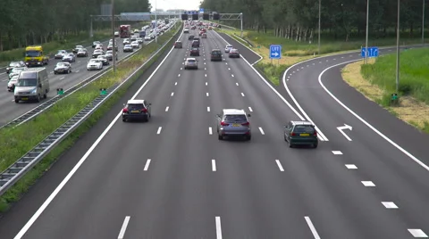 Time Lapse Highway the Netherlands Stock Footage 64902340