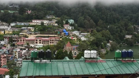 Time lapse of a Hill station Stock Footage 132113226
