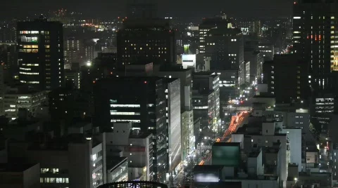 Time lapse Hiroshima Stock Footage 791624