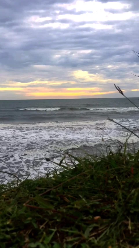 Time-Lapse At The Holy River Beach Video stock 233477943