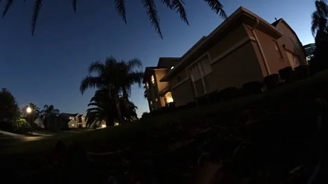 Time Lapse House in Florida 動画素材 73362248