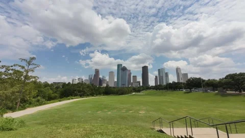Time lapse of Houston Skyline Stock Footage 281008111