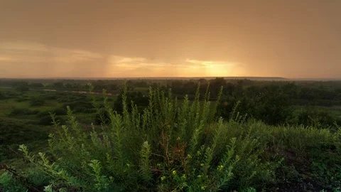 Time lapse. How does the rain begin. Overcast Stock Footage 116598274