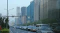 Time Lapse of Huge Traffic Jam and Air Pollution in Beijing CBD, China HD Footage
