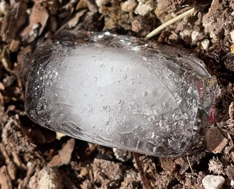 Time Lapse of Ice Cube Melting Up Close Stock Footage 149793613