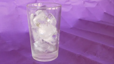 Time lapse of ice melting Video stock 108420427