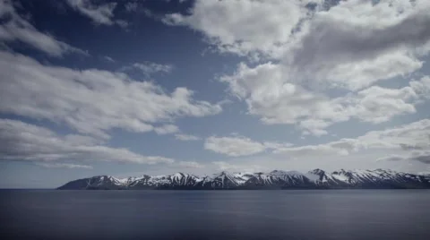 Time lapse Iceland Stock Footage 45615446