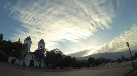 Time Lapse Iglesia Stock Footage