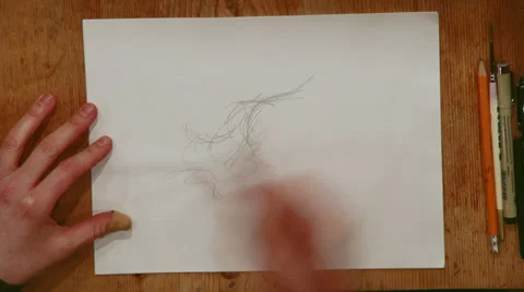 Time-lapse of an Illustration Being Drawn Stock Footage 37065678