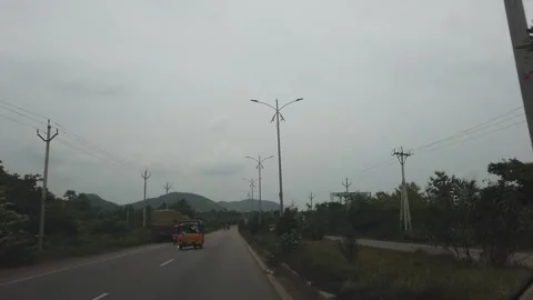 Time lapse in indian roads going to work Vidéo 138497048