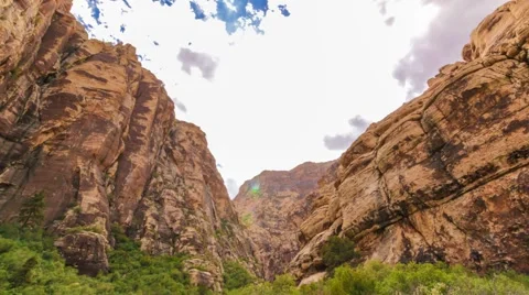 Time Lapse inside Ice Box Canyon Stock Footage 51107992