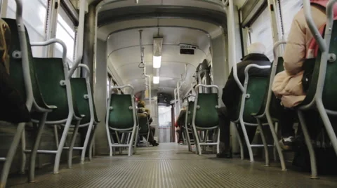 Time lapse inside the tram (Milan) Видео 60837583