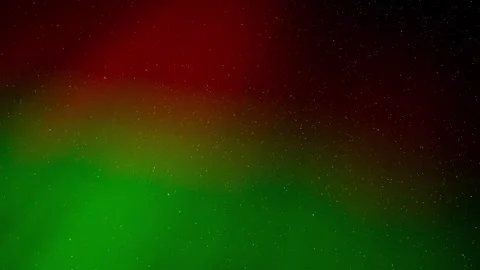 Time lapse of intense flashing Aurora with green and red colors on a dark sky Stock Footage 281508618
