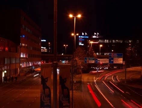 Time-lapse intersection 2 (2k film) Stock Footage 52325573