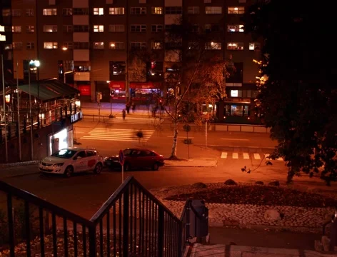 Time-lapse intersection 5 (2k film) Stock Footage 52325603