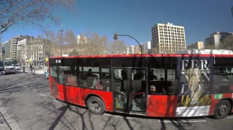 Time lapse of intersection in the city hot hour 스톡 동영상 48419326