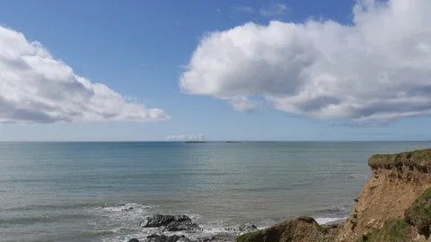 Time Lapse of Irish seaside 스톡 동영상 95393911