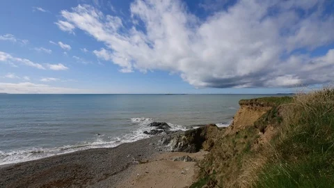 Time Lapse of Irish seaside 動画素材 95393961